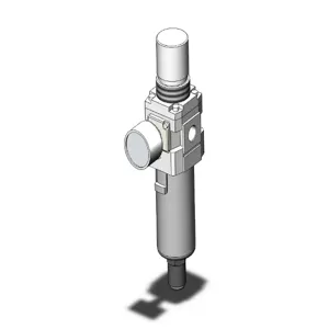 SMC VALVES AW30-N02DG-Z-B Regulator, 1/4 Inch Modular | AN8RBJ