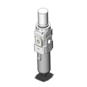 SMC VALVES AW30-N02H-Z-B Filter Regulator, 1/4 Port Size | AN8RBK