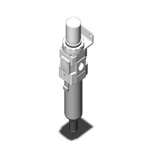SMC VALVES AW30-N03BDE-ZB Filterregler, 3/8 Anschlussgröße | AN9EHL