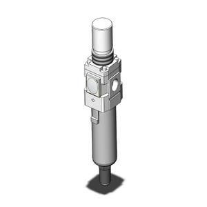 SMC VALVES AW30-N03CE-ZB Filterregler, 3/8 Anschlussgröße | AN8XKE