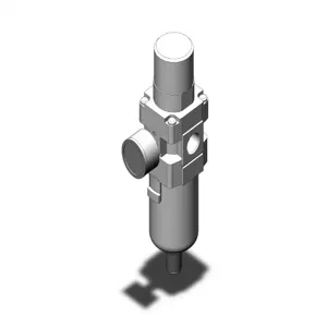 SMC VALVES AW40-04DG-A Regulator, 1/2 Inch Modular | AN7ZGD