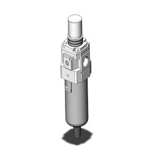 SMC VALVES AW40-04DH-B Filterregler, 1/2 Anschlussgröße | AN8UCD