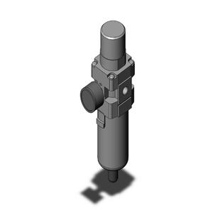 SMC VALVES AW40-N02DG-Z-A Filter Regulator, 1/4 Port Size | AN8PZB