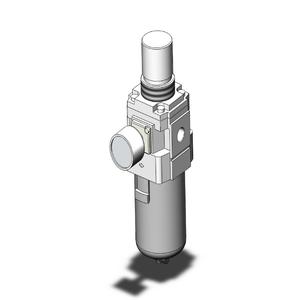 SMC VALVES AW40-N02G-Z-B Regulator, 1/4 Inch Modular | AP2DBG