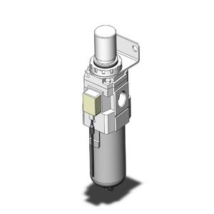 SMC VALVES AW40-N04BE3-ZA-B Regulator, 1/2 Inch Modular | AN9TJM