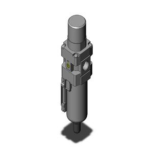 SMC-VENTILE AW40-N04D-8Z-A Modular, 1/2 Zoll Größe, N-Anschluss | AN7WEX