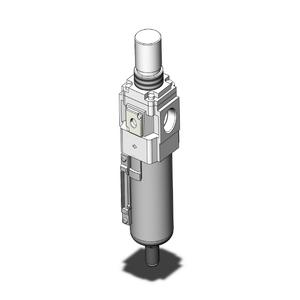 SMC VALVES AW40-N06D-8Z-B Filterregler, 3/4 Anschlussgröße | AN8ZEF
