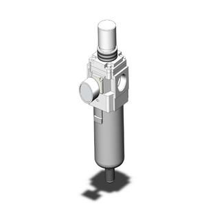 SMC VALVES AW40-N06DG-Z-B Filter Regulator, 3/4 Port Size | AN8RCC