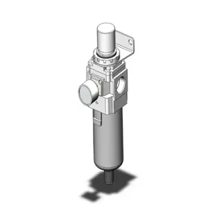 SMC VALVES AW40K-06BDG-B Regulator, 3/4 Inch Modular | AP2LBE