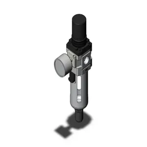 SMC VALVES AWD30-N03CG-6Z Regulator, 3/8 Inch Modular | AM9AEA