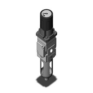SMC VALVES AWG20-N01G1-CZ Filter, 1/8 Inch N Port Size | AM9TYG