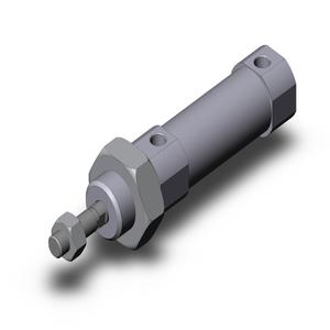SMC VALVES C85F16-10 Zylinder mit rundem Körper, 16 mm Größe, doppeltwirkend | AN3FXD