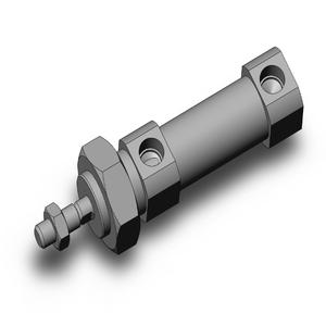 SMC VALVES C85F20-10 Round Body Cylinder, 20 mm Size, Double Acting | AN8EHU