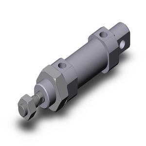 SMC VALVES C85N25-10 Zylinder mit rundem Körper, 25 mm Größe, doppeltwirkend | AM2HGD