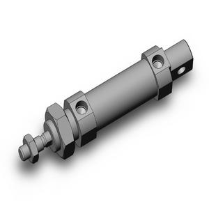 SMC VALVES C85N25-25 Round Body Cylinder, 25 mm Size, Double Acting | AL4PNK