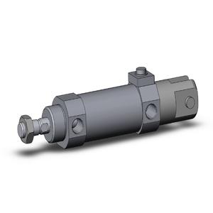 SMC VALVES CBM2D40-25-HN Round Body Cylinder, 40 mm Size | AN6DFA