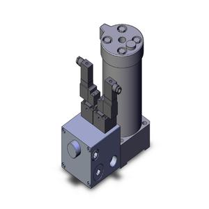 SMC VALVES CC100-100L11-5D Hydraulic Cylinder, Air Hydro Unit, 100 mm Size, Double Acting | AM8ACZ