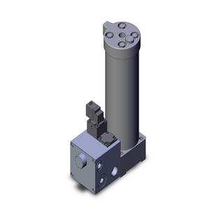 SMC VALVES CC100-200L12-1C Hydraulic Cylinder, 100 mm Size, Double Acting | AN7BWP