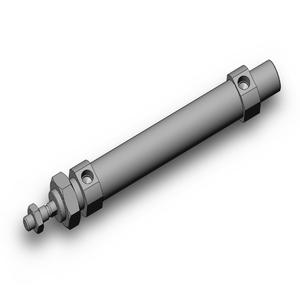 SMC VALVES CD85E25-100-B Zylinder mit rundem Körper, 25 mm Größe, doppeltwirkender automatischer Umschalter | AN9XVT
