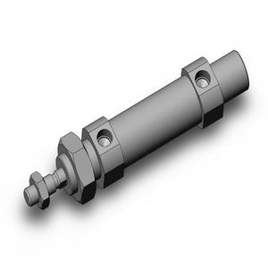 SMC VALVES CD85E25-25-B Round Body Cylinder, 25 mm Size, Double Acting Auto Switcher | AL6YUV