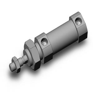 SMC VALVES CD85F25-10-B Zylinder mit rundem Körper, 25 mm Größe, doppeltwirkender automatischer Umschalter | AN4TNR