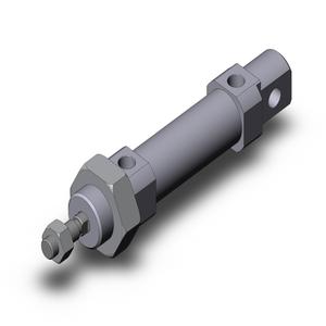 SMC VALVES CD85N20-25-B Zylinder mit rundem Körper, 20 mm Größe, doppeltwirkender automatischer Umschalter | AL7EBF