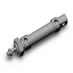 SMC VALVES CD85N20-40C-B Zylinder mit rundem Körper, 20 mm Größe, doppeltwirkender automatischer Umschalter | AL3NKP