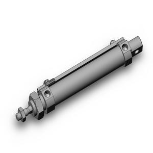 SMC VALVES CD85N25-100-A Zylinder mit rundem Körper, 25 mm Größe, doppeltwirkender automatischer Umschalter | AL7EBK