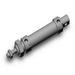 SMC VALVES CD85N25-50C-B Rundkörperzylinder, 25 mm Größe, doppeltwirkender automatischer Umschalter | AL3NLB