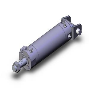 SMC VALVES CDBG1DA50-100-RN Zylinder, 50 mm Größe, doppeltwirkender automatischer Umschalter | AN8HPF