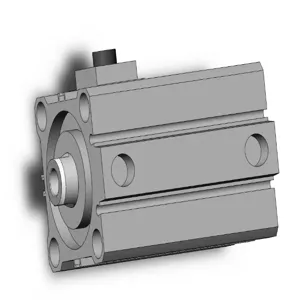 SMC VALVES CDBQ2B50-25DC-RN Compact Cylinder, 50 mm Size, Double Acting Auto Switcher | AN9CGX