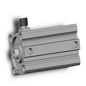 SMC VALVES CDBQ2B63-75DC-RL Kompaktzylinder, 63 mm Größe, doppeltwirkender automatischer Umschalter | AP2XXU