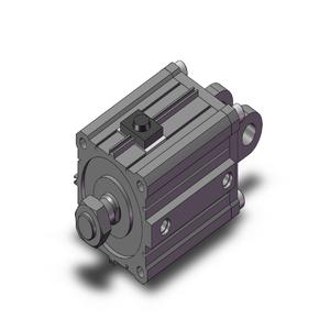 SMC VALVES CDBQ2D100TN-25DCM-RN Kompaktzylinder, 100 mm Größe, doppeltwirkender automatischer Umschalter | AN6AZY