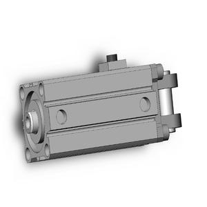 SMC VALVES CDBQ2D50-50DC-HN Kompaktzylinder, 50 mm Größe, doppeltwirkender automatischer Umschalter | AP2QJE