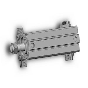 SMC VALVES CDBQ2L50-100DCM-HN Kompaktzylinder, 50 mm Größe, doppeltwirkender automatischer Umschalter | AP2PHE