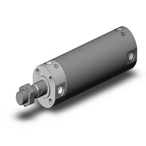 SMC VALVES CDG1BA50-100Z Zylinder mit rundem Körper, 50 mm Größe, doppeltwirkender automatischer Umschalter | AN9KBV