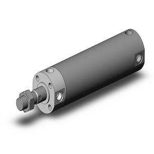 SMC VALVES CDG1BN50-125Z Zylinder mit rundem Körper, 50 mm Größe, doppeltwirkender automatischer Umschalter | AN8DCD
