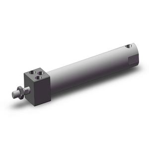 SMC VALVES CDG1RN20-100Z Zylinder, 20 mm Größe, doppeltwirkender automatischer Umschalter | AP2ZCU