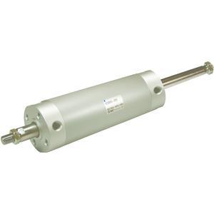 SMC VALVES NCDGWBA32-0900 Round Body Cylinder, 32 mm Size, Double Rod Auto Switcher | AN7DQT
