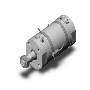 SMC VALVES CDG5BA100TFSV-75-G5BAZ Cylinder, 100 mm Size, Double Acting Auto Switcher | AN9WXJ