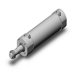 SMC VALVES CDG5BA40TNSV-75 Zylinder, 40 mm Größe, doppeltwirkender automatischer Umschalter | AP2QKM
