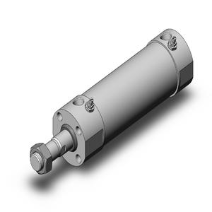 SMC VALVES CDG5BA50TNSR-75 Zylinder, 50 mm Größe, doppeltwirkender automatischer Umschalter | AM9ULD