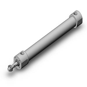 SMC VALVES CDG5BN20TFSR-150 Zylinder, 20 mm Größe, doppeltwirkender automatischer Umschalter | AN3WCP