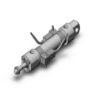 SMC VALVES CDG5EN20SR-50-G5BAL Zylinder, 20 mm Größe, doppeltwirkender automatischer Umschalter | AL9YPX