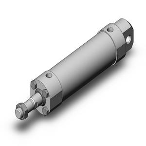 SMC VALVES CDG5EN40SR-75 Zylinder, 40 mm Größe, doppeltwirkender automatischer Umschalter | AM9ULY