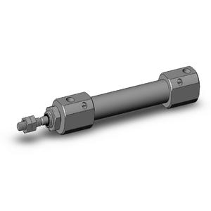 SMC VALVES CDJ2B10-30AZ-A Round Body Cylinder, 10 mm Size, Double Acting Auto Switcher | AP2KPP