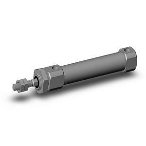 SMC VALVES CDJ2KB10-30Z-B Round Body Cylinder, 10 mm Size, Non Rotary Auto Switcher | AN9WEW