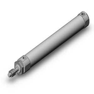 SMC VALVES CDJ5B16SR-100-B Zylinder, 16 mm Größe, doppeltwirkender automatischer Umschalter | AM8ZWP