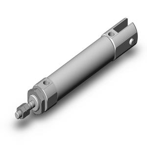 SMC VALVES CDJ5D16SV-45-B Zylinder, 16 mm Größe, doppeltwirkender automatischer Umschalter | AM9UNQ