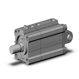 SMC VALVES CDLQD40-20DCM-B Kompaktzylinder, 40 mm Größe, doppeltwirkend, automatischer Umschalter | AN8BXV